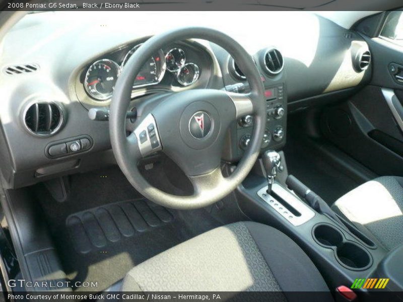 Black / Ebony Black 2008 Pontiac G6 Sedan