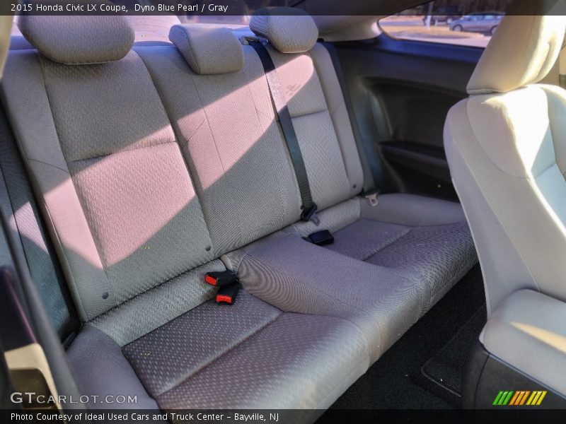 Dyno Blue Pearl / Gray 2015 Honda Civic LX Coupe