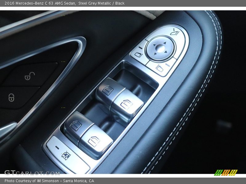 Steel Grey Metallic / Black 2016 Mercedes-Benz C 63 AMG Sedan