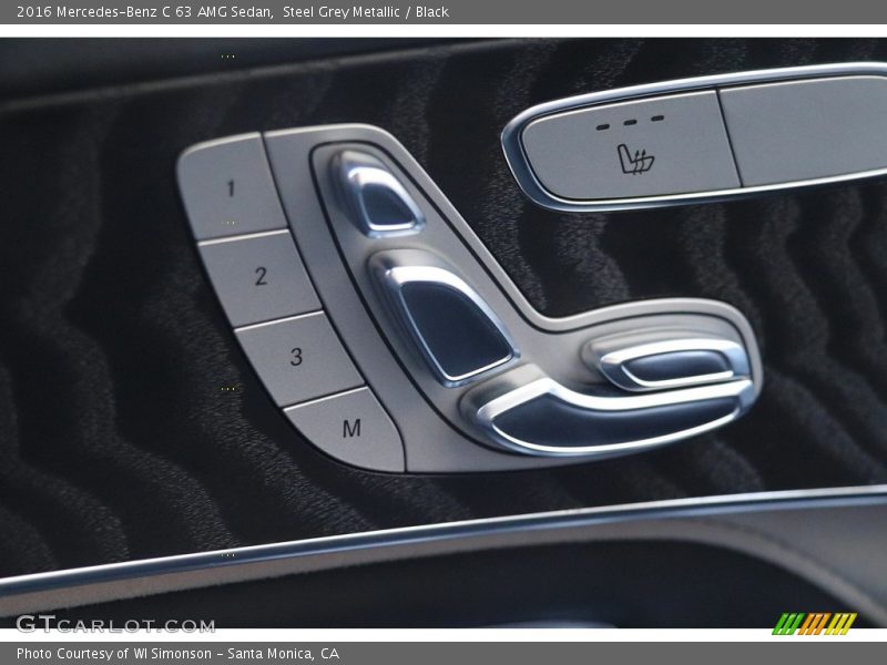 Steel Grey Metallic / Black 2016 Mercedes-Benz C 63 AMG Sedan