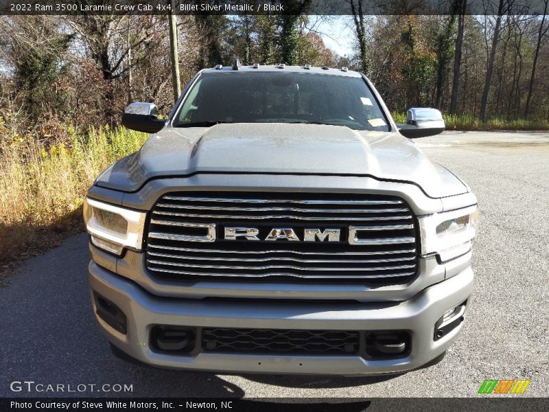 Billet Silver Metallic / Black 2022 Ram 3500 Laramie Crew Cab 4x4