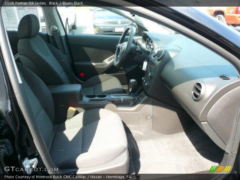 Black / Ebony Black 2008 Pontiac G6 Sedan