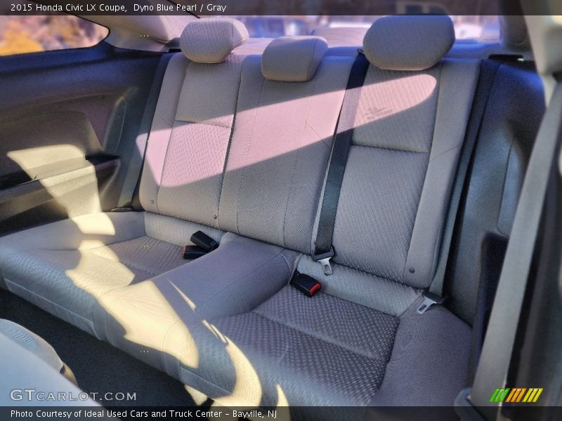 Dyno Blue Pearl / Gray 2015 Honda Civic LX Coupe