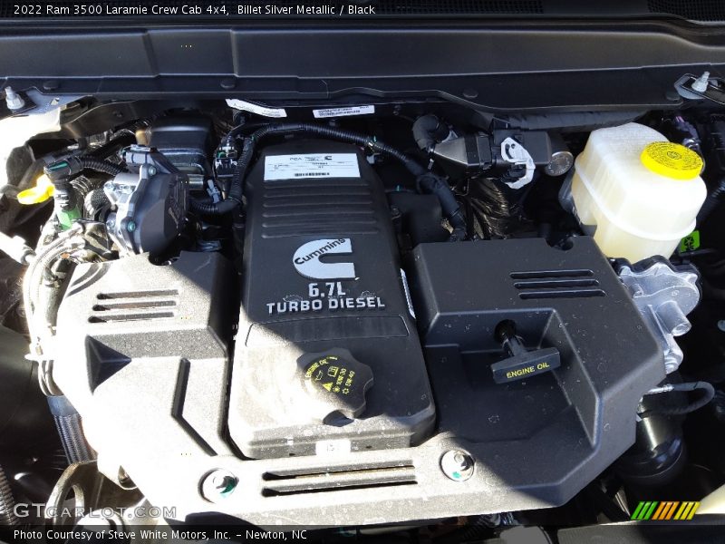 Billet Silver Metallic / Black 2022 Ram 3500 Laramie Crew Cab 4x4