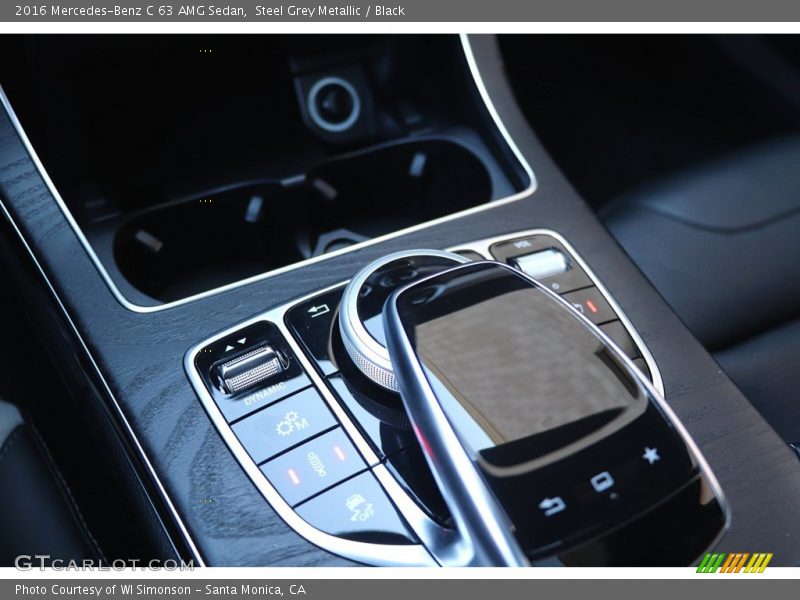 Steel Grey Metallic / Black 2016 Mercedes-Benz C 63 AMG Sedan