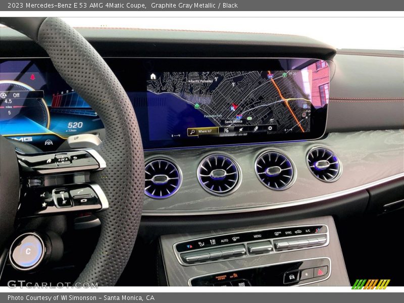Navigation of 2023 E 53 AMG 4Matic Coupe