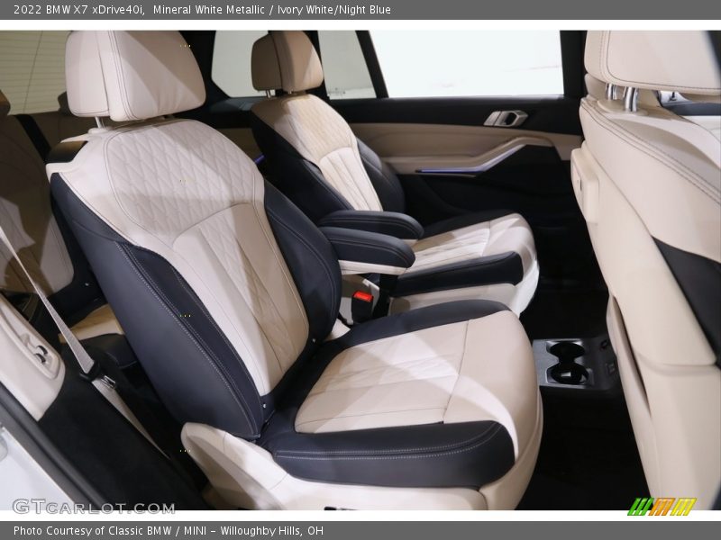 Rear Seat of 2022 X7 xDrive40i
