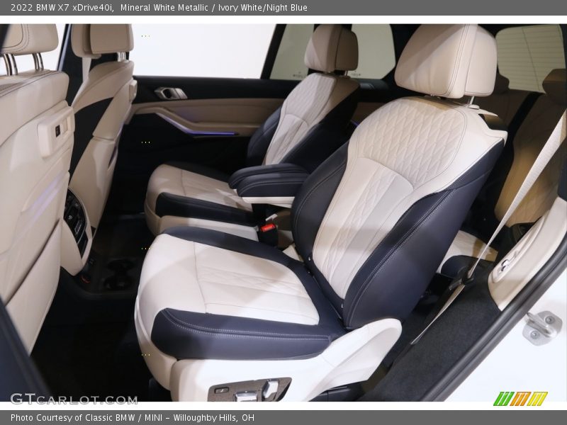 Rear Seat of 2022 X7 xDrive40i