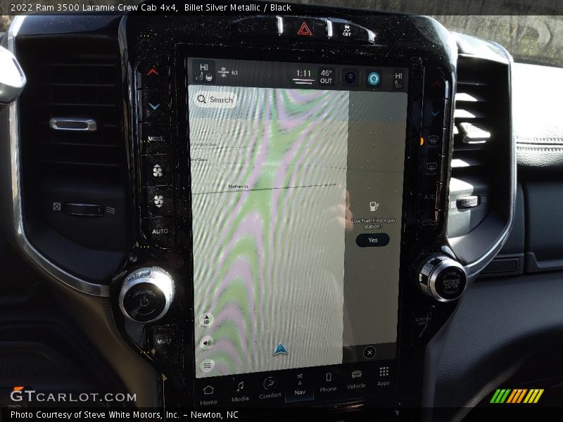 Navigation of 2022 3500 Laramie Crew Cab 4x4