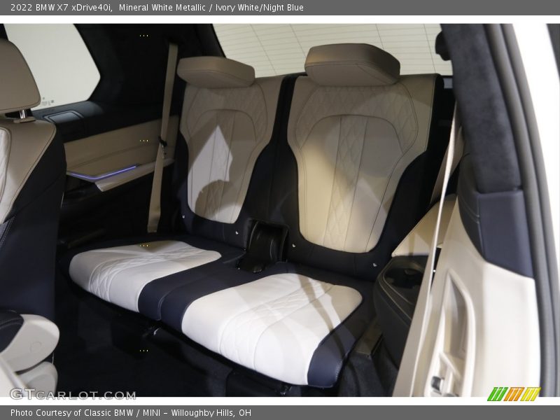 Rear Seat of 2022 X7 xDrive40i