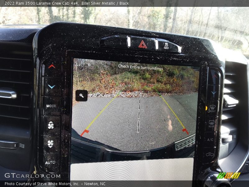 Controls of 2022 3500 Laramie Crew Cab 4x4