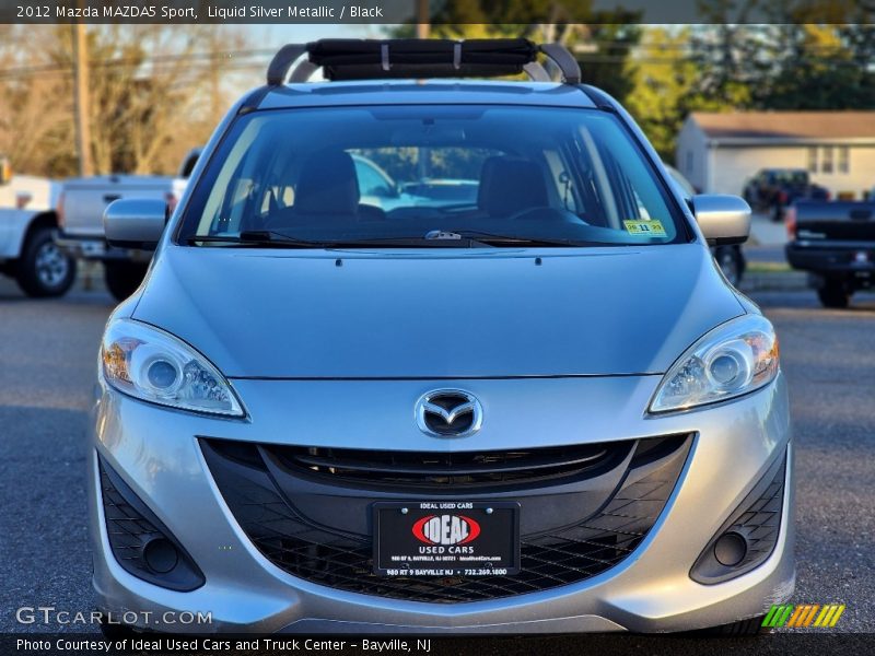 Liquid Silver Metallic / Black 2012 Mazda MAZDA5 Sport