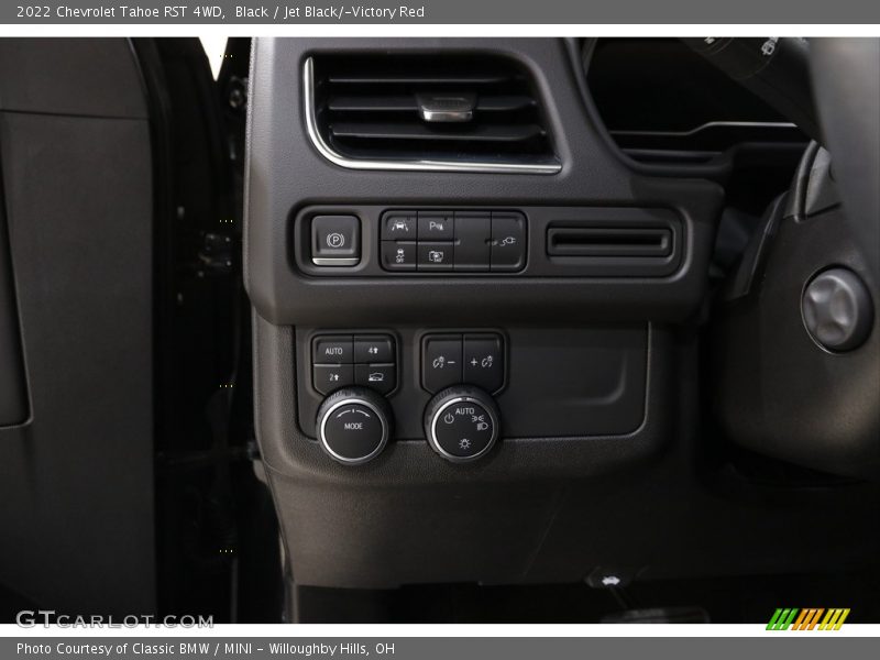 Black / Jet Black/­Victory Red 2022 Chevrolet Tahoe RST 4WD