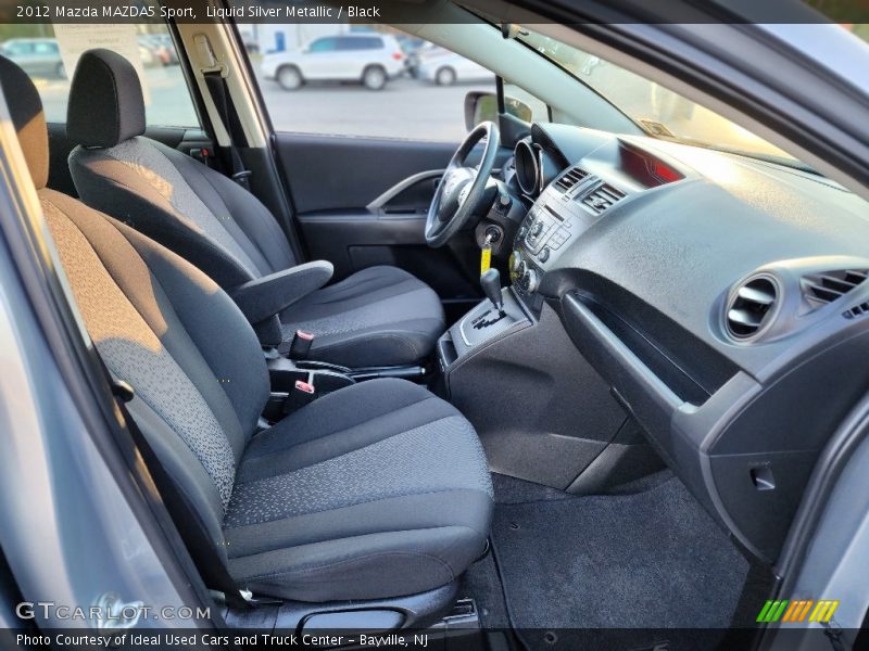Liquid Silver Metallic / Black 2012 Mazda MAZDA5 Sport