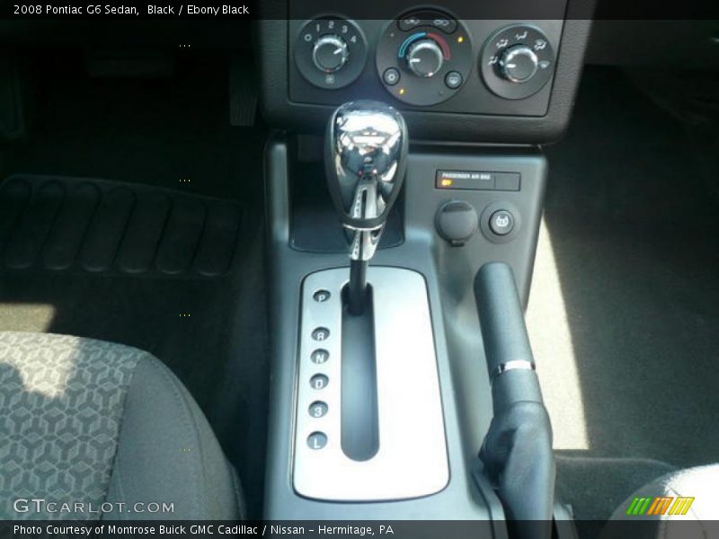 Black / Ebony Black 2008 Pontiac G6 Sedan