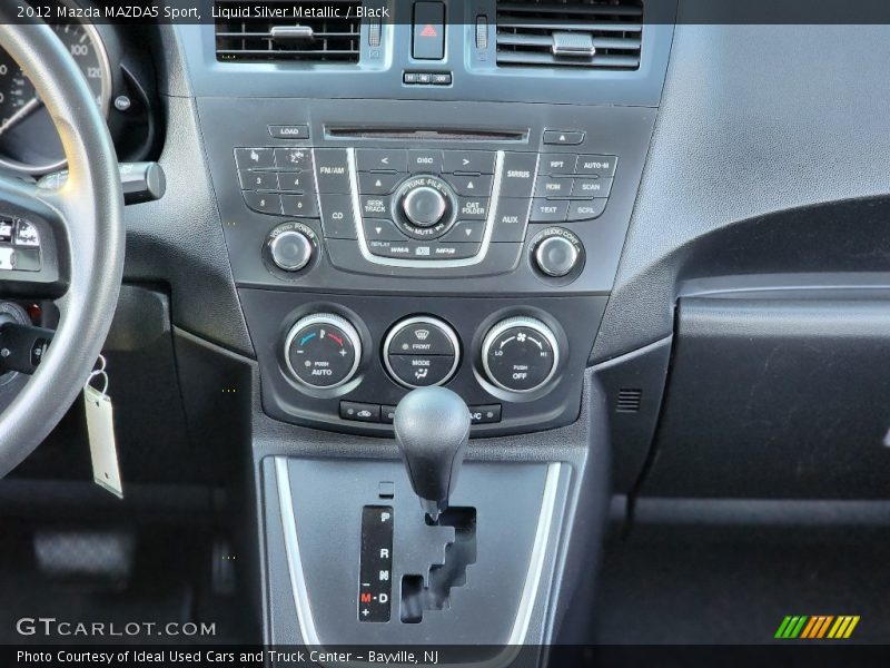 Liquid Silver Metallic / Black 2012 Mazda MAZDA5 Sport
