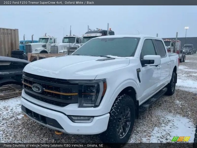 Oxford White / Black 2022 Ford F150 Tremor SuperCrew 4x4
