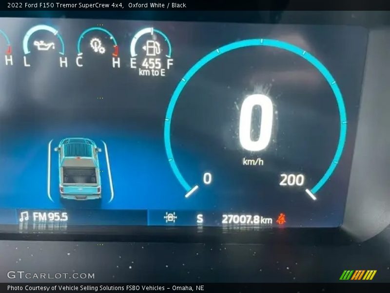 Oxford White / Black 2022 Ford F150 Tremor SuperCrew 4x4