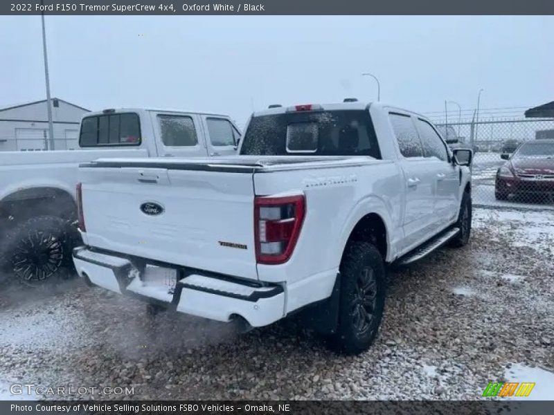 Oxford White / Black 2022 Ford F150 Tremor SuperCrew 4x4