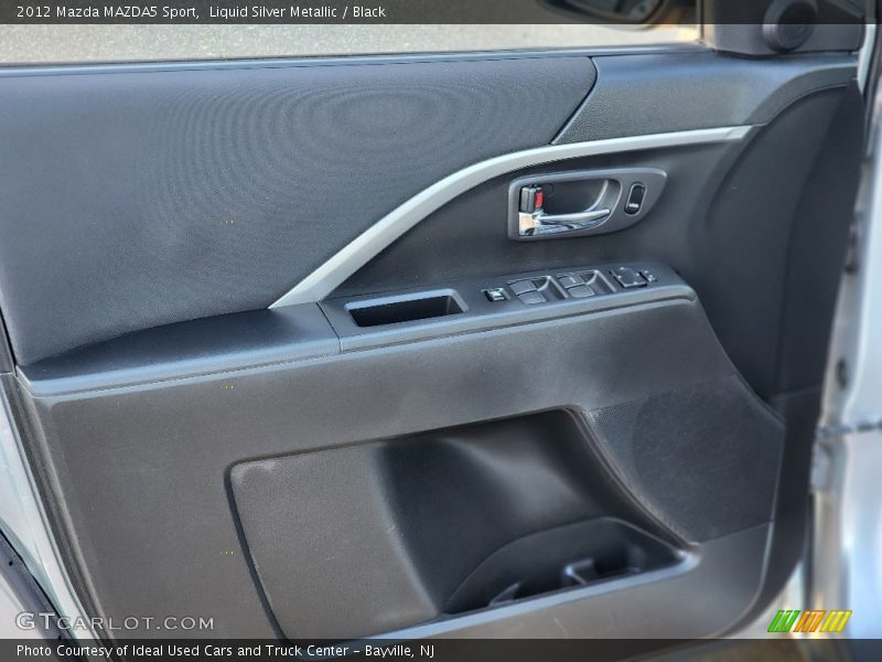 Liquid Silver Metallic / Black 2012 Mazda MAZDA5 Sport