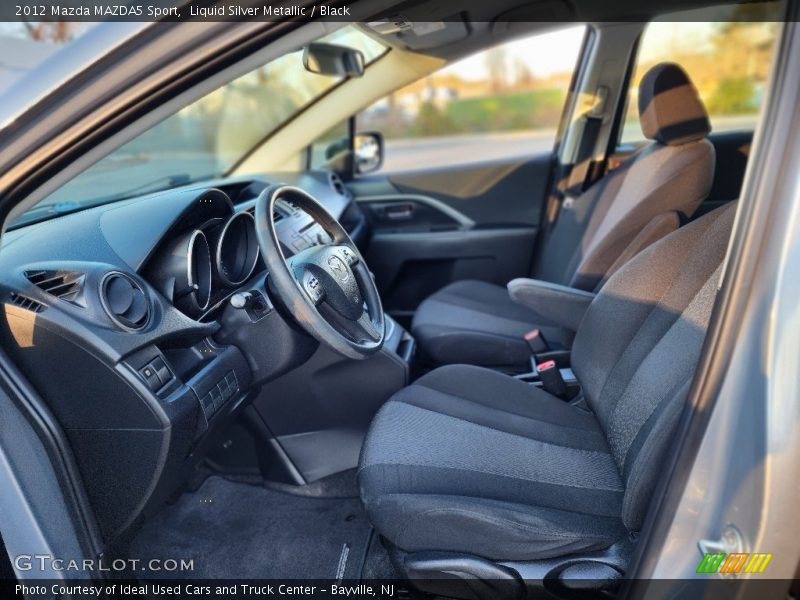 Liquid Silver Metallic / Black 2012 Mazda MAZDA5 Sport