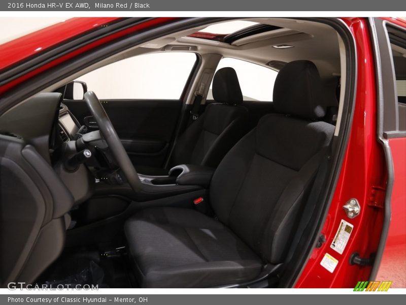 Milano Red / Black 2016 Honda HR-V EX AWD