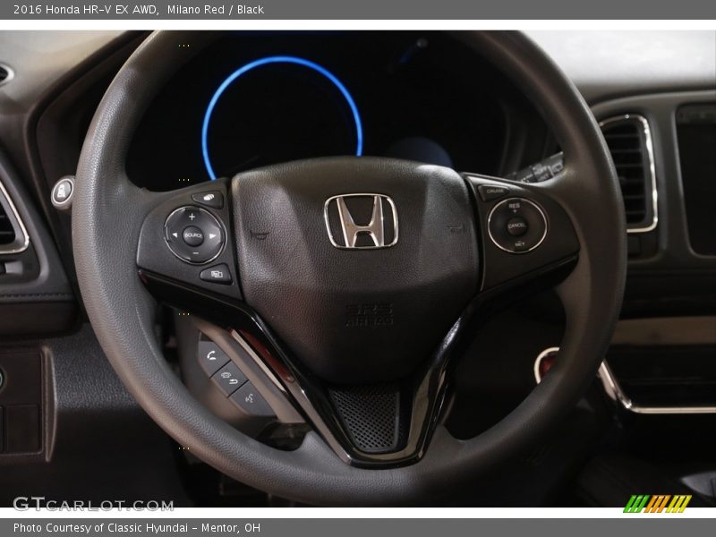Milano Red / Black 2016 Honda HR-V EX AWD