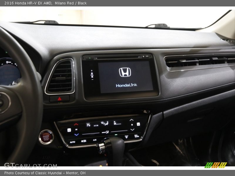 Milano Red / Black 2016 Honda HR-V EX AWD
