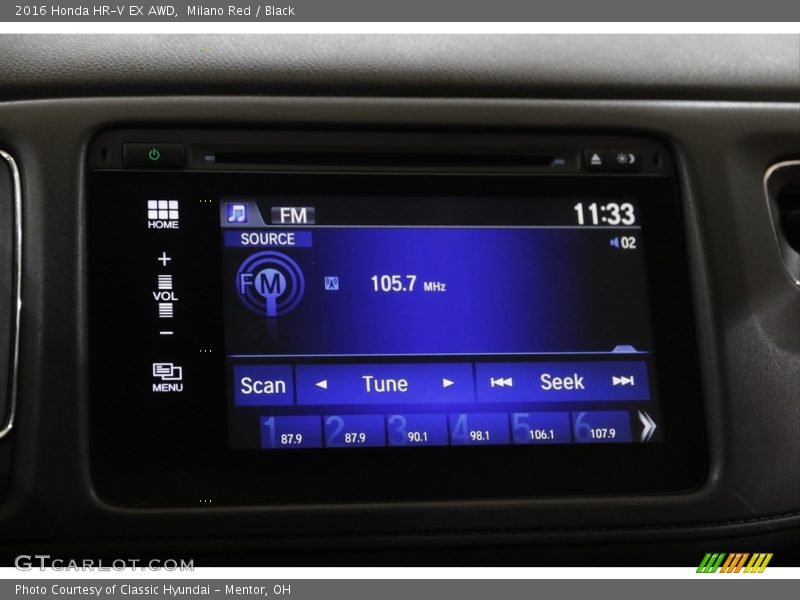 Milano Red / Black 2016 Honda HR-V EX AWD