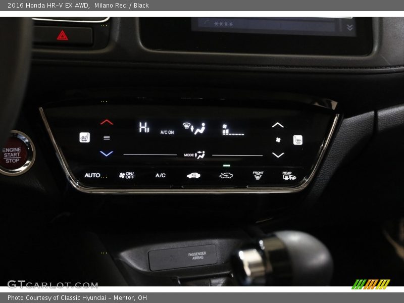 Milano Red / Black 2016 Honda HR-V EX AWD