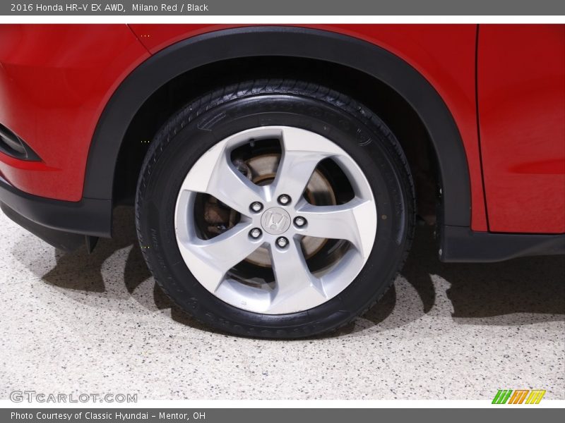 Milano Red / Black 2016 Honda HR-V EX AWD