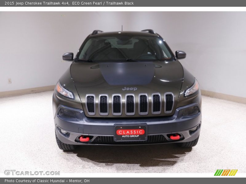 ECO Green Pearl / Trailhawk Black 2015 Jeep Cherokee Trailhawk 4x4