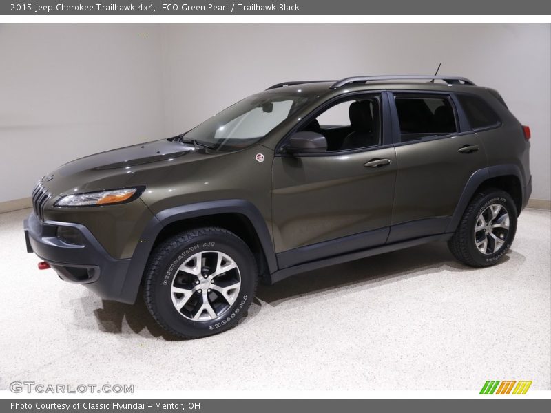 ECO Green Pearl / Trailhawk Black 2015 Jeep Cherokee Trailhawk 4x4