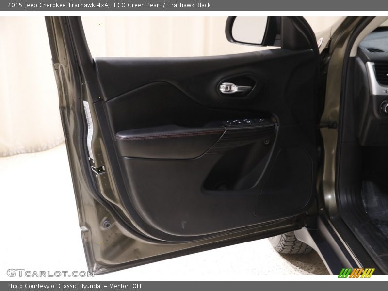 ECO Green Pearl / Trailhawk Black 2015 Jeep Cherokee Trailhawk 4x4