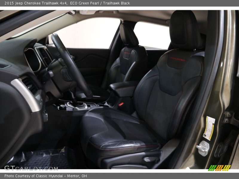 ECO Green Pearl / Trailhawk Black 2015 Jeep Cherokee Trailhawk 4x4