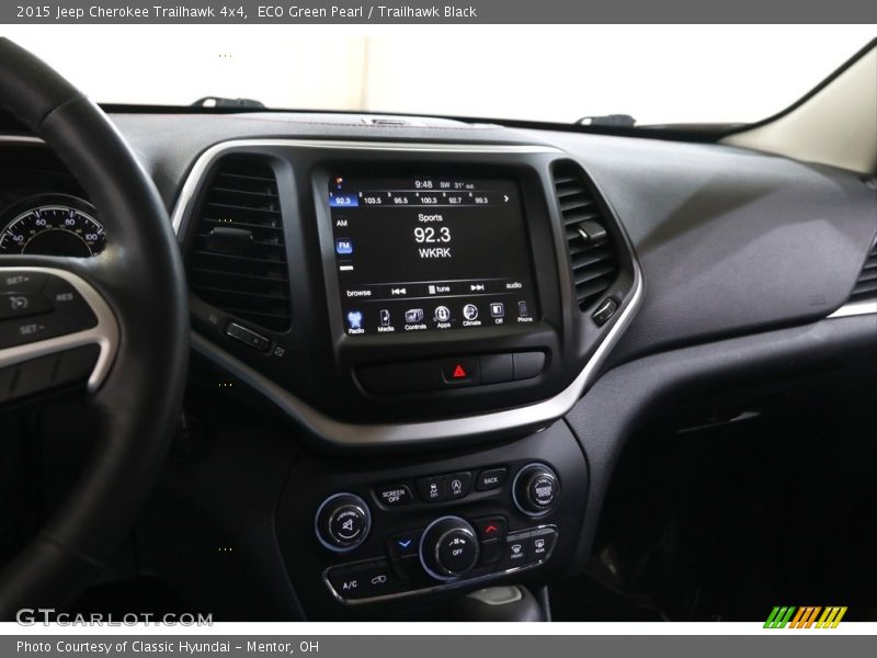 ECO Green Pearl / Trailhawk Black 2015 Jeep Cherokee Trailhawk 4x4