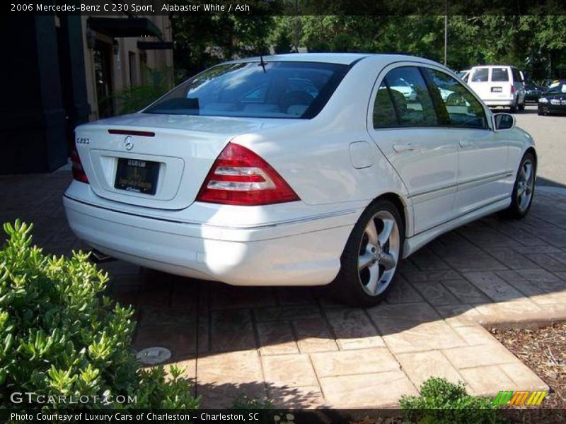 Alabaster White / Ash 2006 Mercedes-Benz C 230 Sport