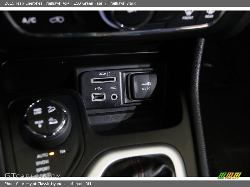 ECO Green Pearl / Trailhawk Black 2015 Jeep Cherokee Trailhawk 4x4