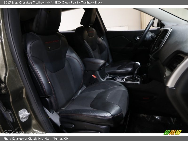 ECO Green Pearl / Trailhawk Black 2015 Jeep Cherokee Trailhawk 4x4