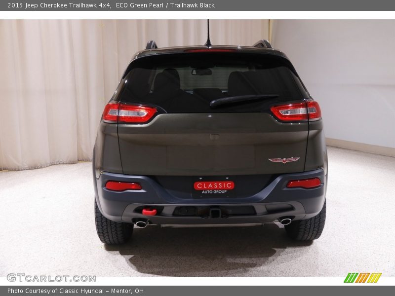ECO Green Pearl / Trailhawk Black 2015 Jeep Cherokee Trailhawk 4x4