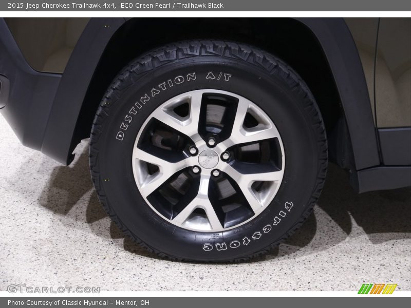ECO Green Pearl / Trailhawk Black 2015 Jeep Cherokee Trailhawk 4x4