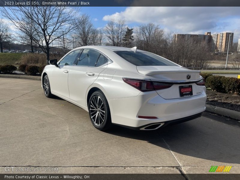 Eminent White Pearl / Black 2023 Lexus ES 350
