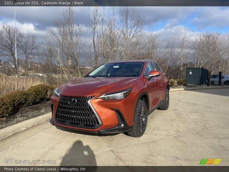 Cadmium Orange / Black 2023 Lexus NX 250