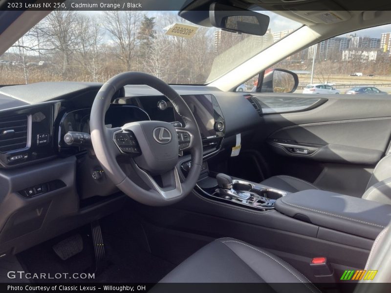 Cadmium Orange / Black 2023 Lexus NX 250