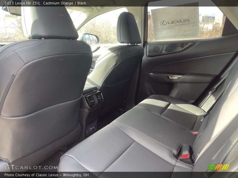 Cadmium Orange / Black 2023 Lexus NX 250