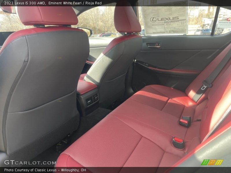 Rear Seat of 2023 IS 300 AWD