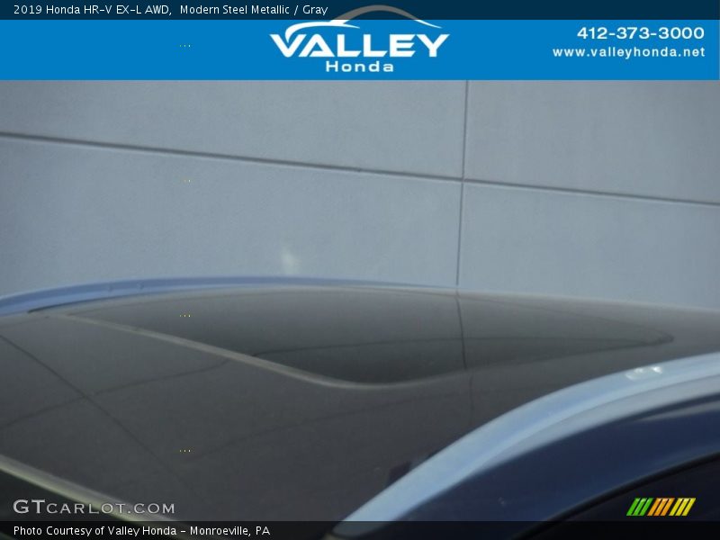 Modern Steel Metallic / Gray 2019 Honda HR-V EX-L AWD