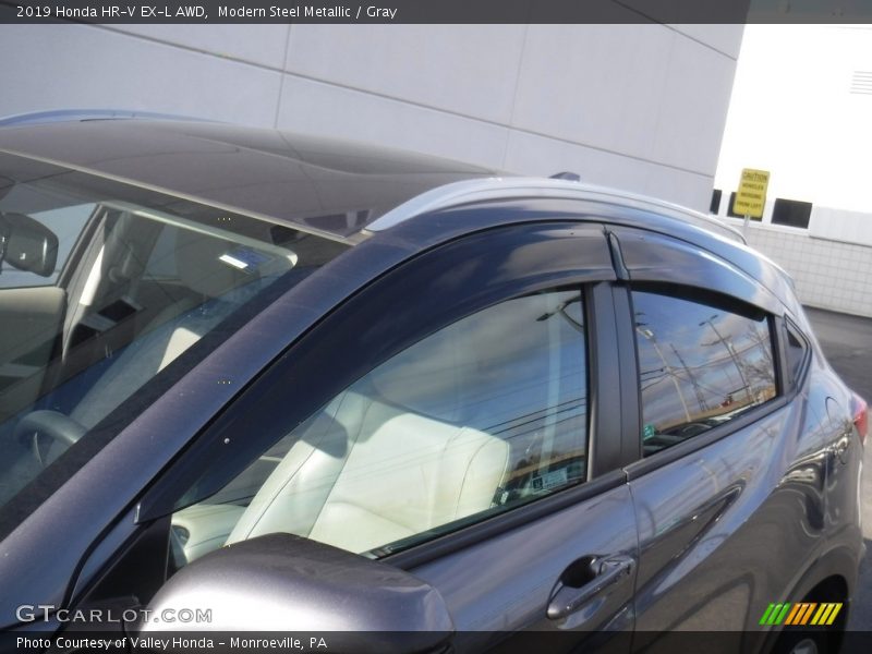Modern Steel Metallic / Gray 2019 Honda HR-V EX-L AWD