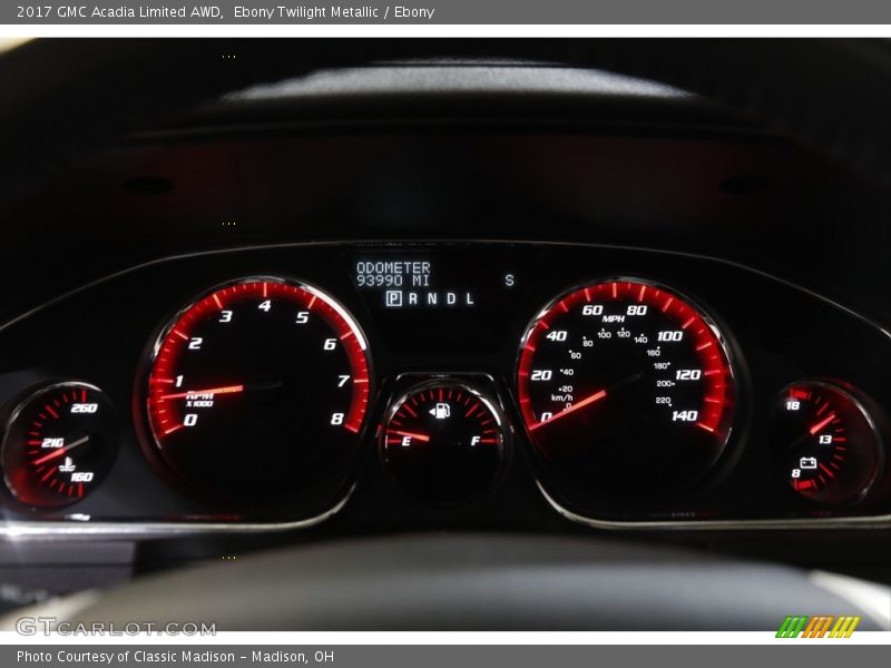 Ebony Twilight Metallic / Ebony 2017 GMC Acadia Limited AWD