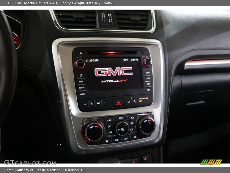 Ebony Twilight Metallic / Ebony 2017 GMC Acadia Limited AWD